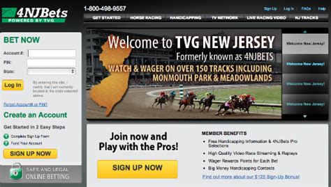 tvg njbets|Account .